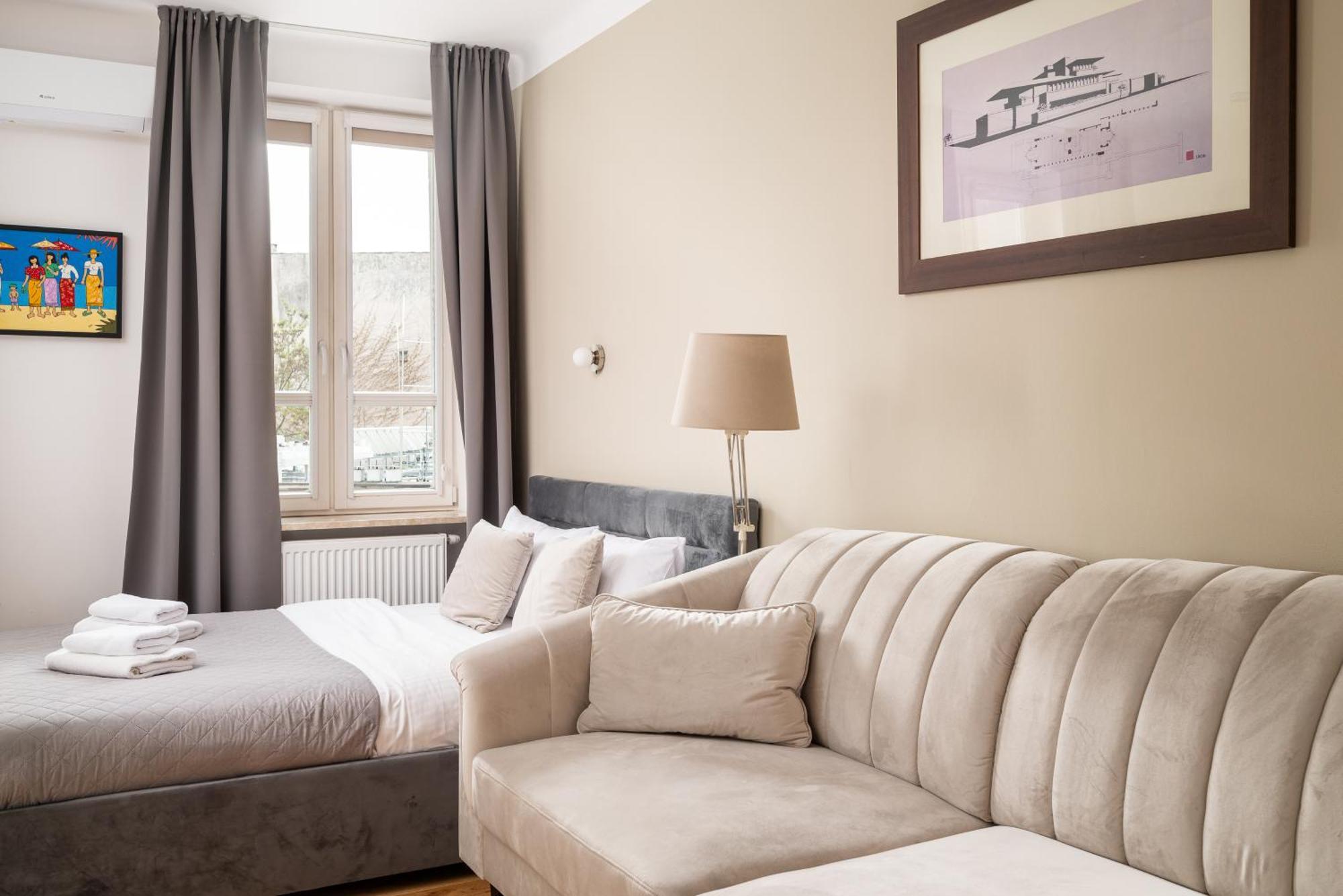 Piekna Grey Studio Warsaw Ngoại thất bức ảnh