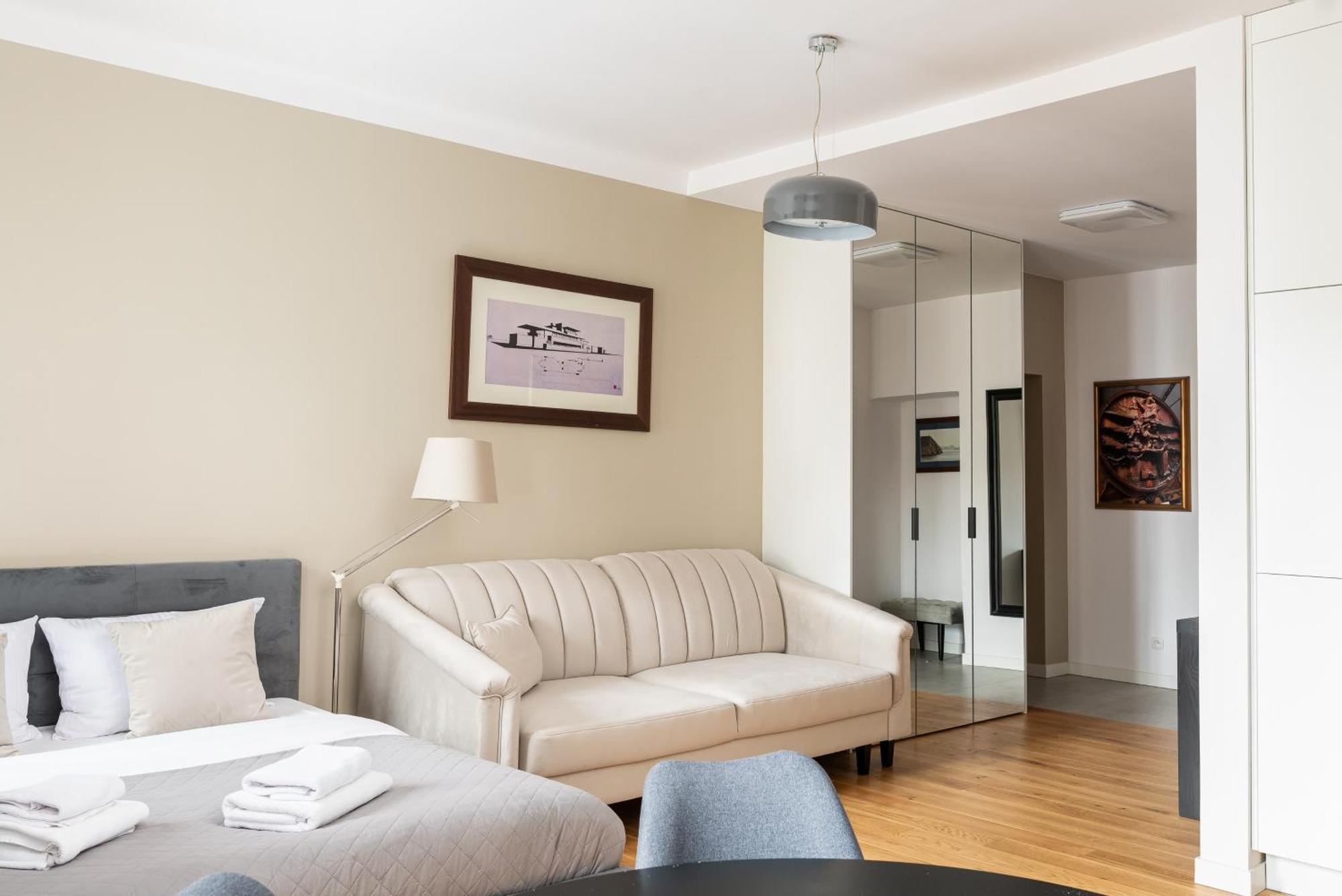 Piekna Grey Studio Warsaw Ngoại thất bức ảnh
