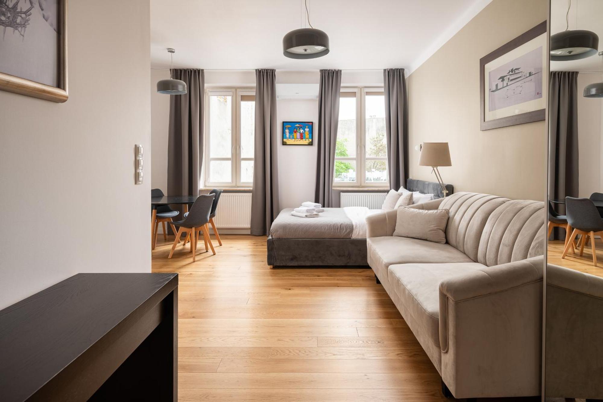 Piekna Grey Studio Warsaw Ngoại thất bức ảnh
